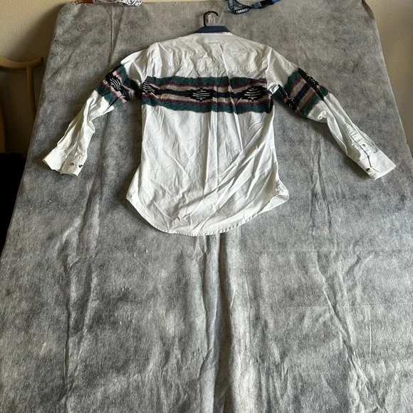 VINTAGE EXPRESS RIDER BUTTON UP MENS SZ SMALL - Picture 5 of 10